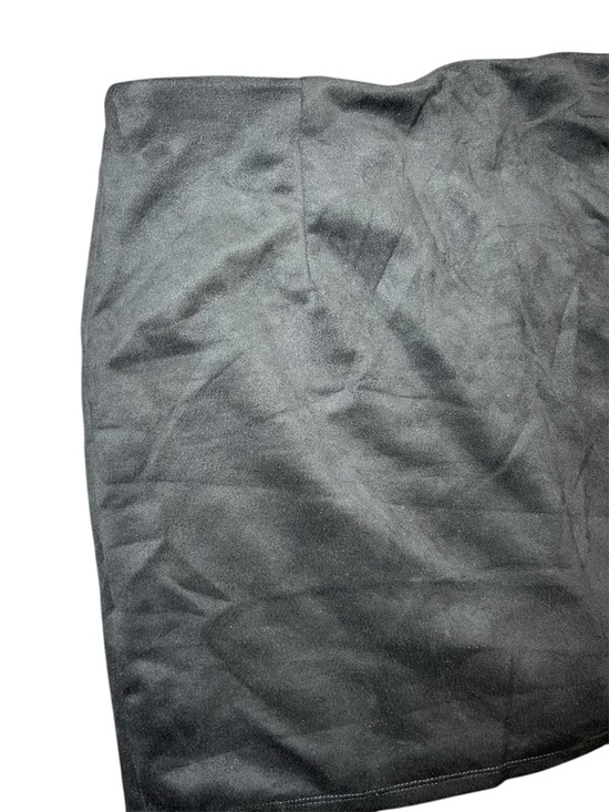 Halara High Waisted Black 2-in-1 Bodycon Suede Mini Casual Skirt Size XL - Picture 5 of 10